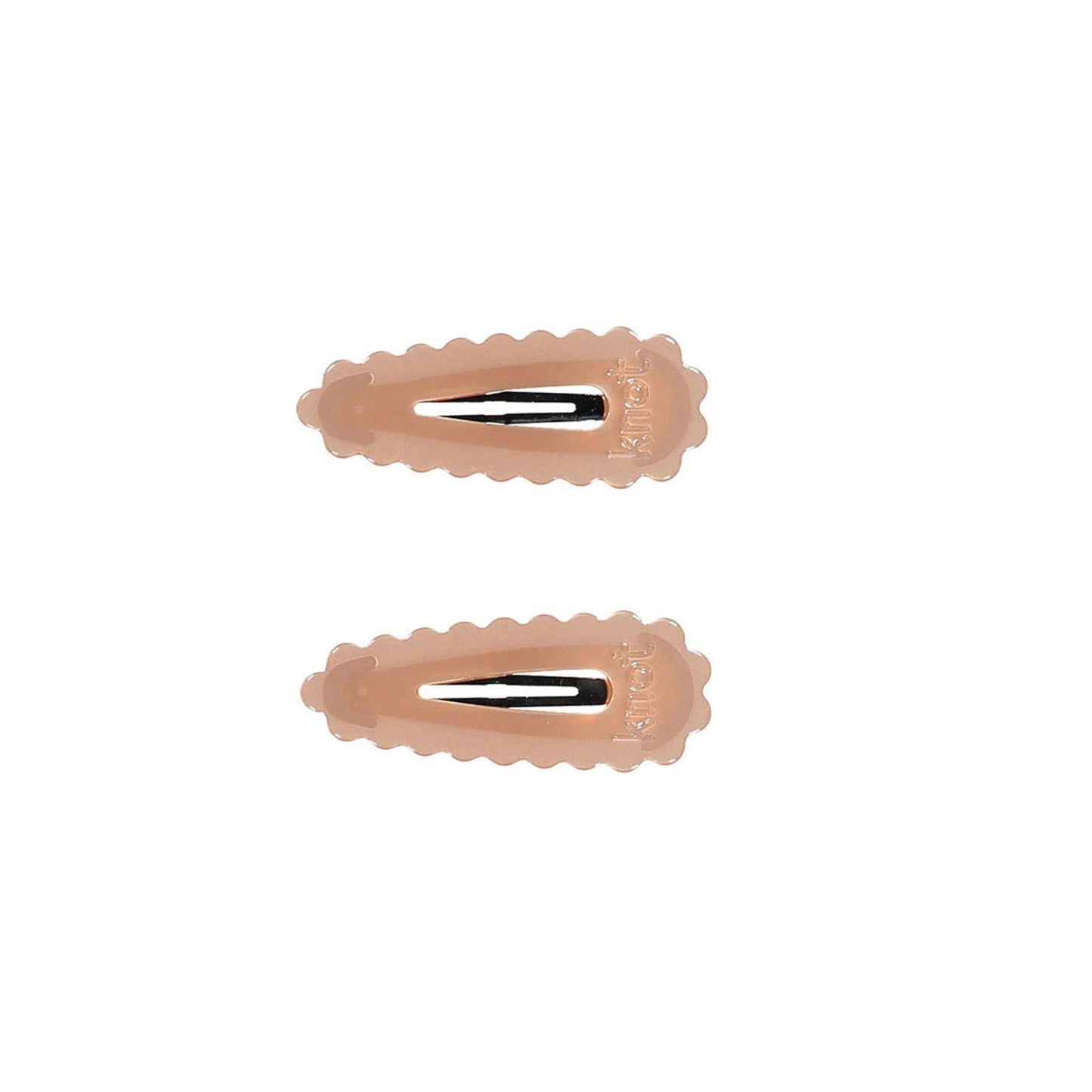 SCALLOP SNAP CLIP SET - KNOT Hairbands