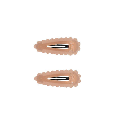 SCALLOP SNAP CLIP SET - KNOT Hairbands