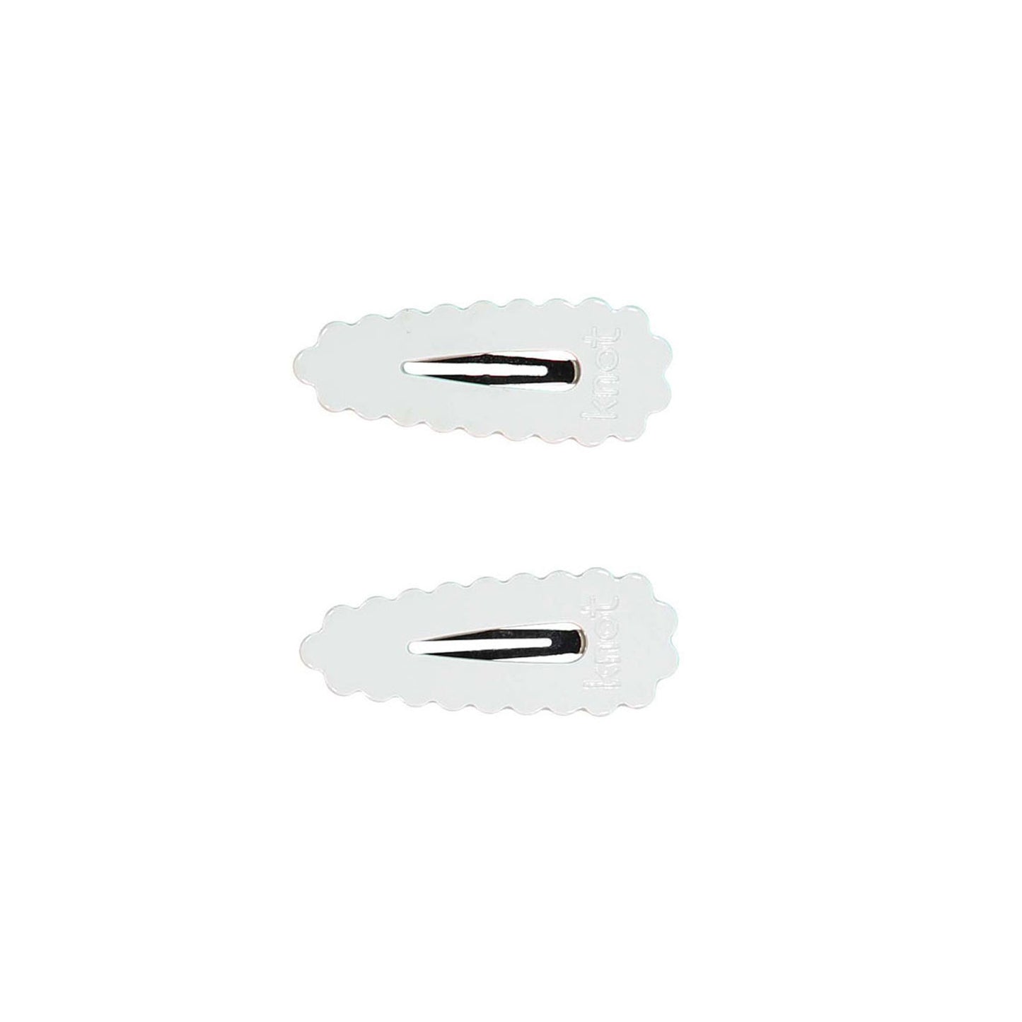 SCALLOP SNAP CLIP SET - KNOT Hairbands