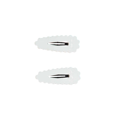 SCALLOP SNAP CLIP SET - KNOT Hairbands