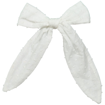 SCARF BOW CLIP - KNOT Hairbands