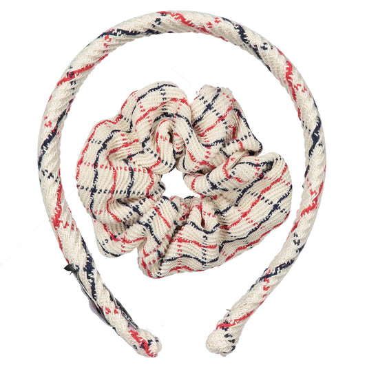 SCHOOL GIRL HEADBAND + SCRUNCHIE SET - KNOT Hairbands