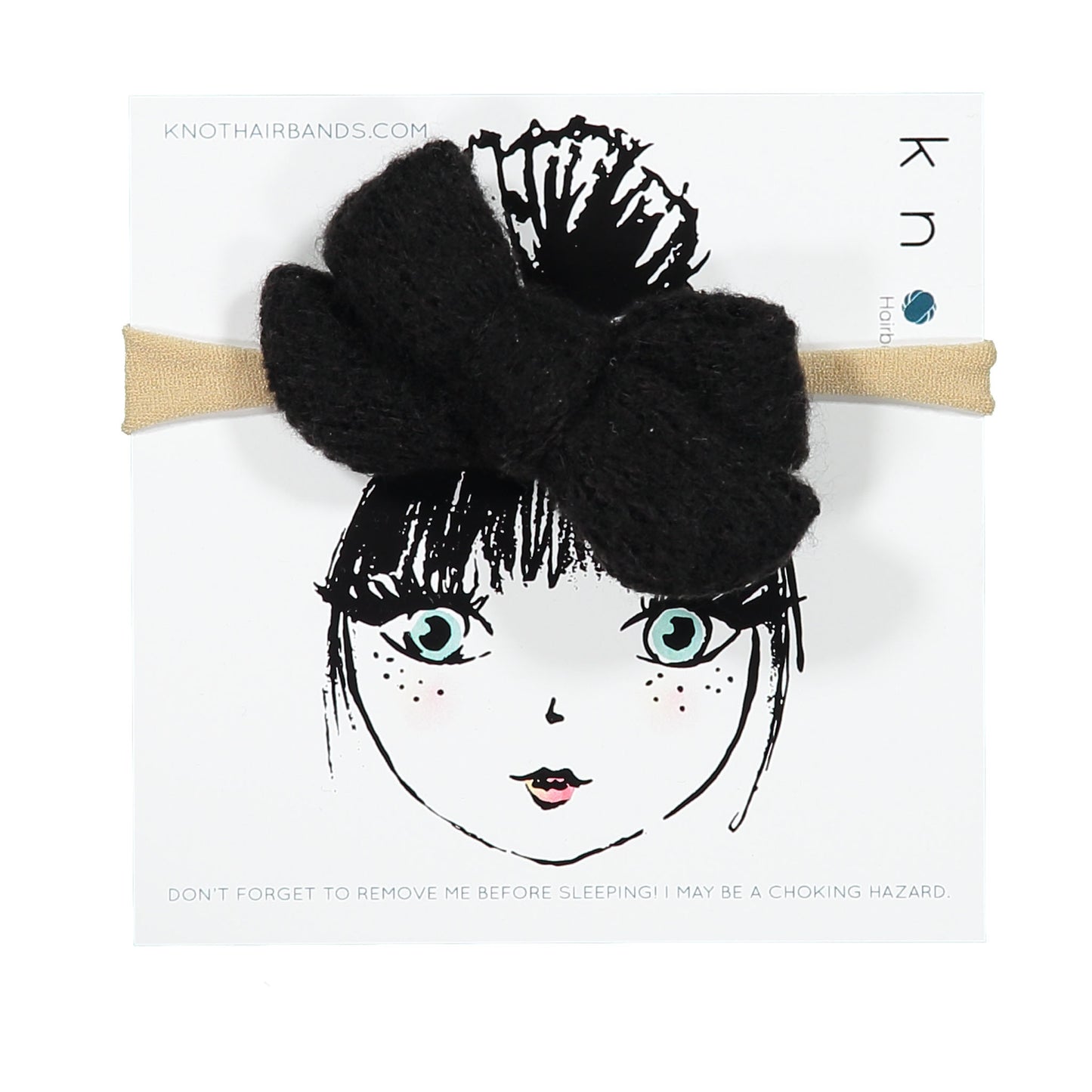 SOPRANO SWEATER BOW BAND - KNOT Hairbands