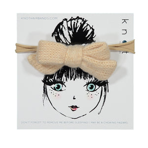 SOPRANO SWEATER BOW BAND - KNOT Hairbands