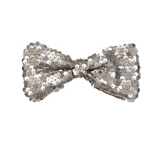 Load image into Gallery viewer, SPARKLE Bow Clip // Pewter - KNOT Hairbands