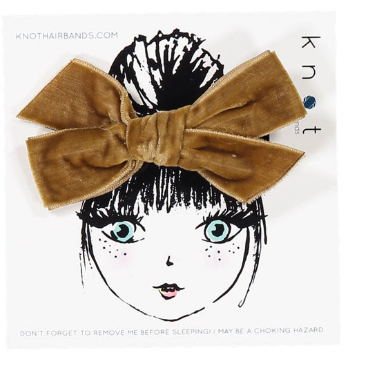 SHADOW RIBBON PETITE CLIP - KNOT Hairbands