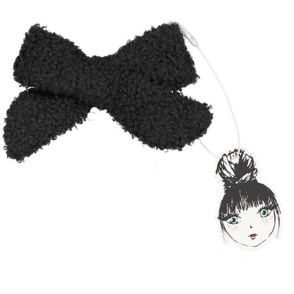 SILHOUETTE BOUCLE BOW CLIP - KNOT Hairbands