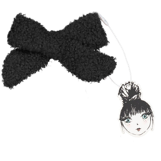 SILHOUETTE BOUCLE BOW CLIP - KNOT Hairbands