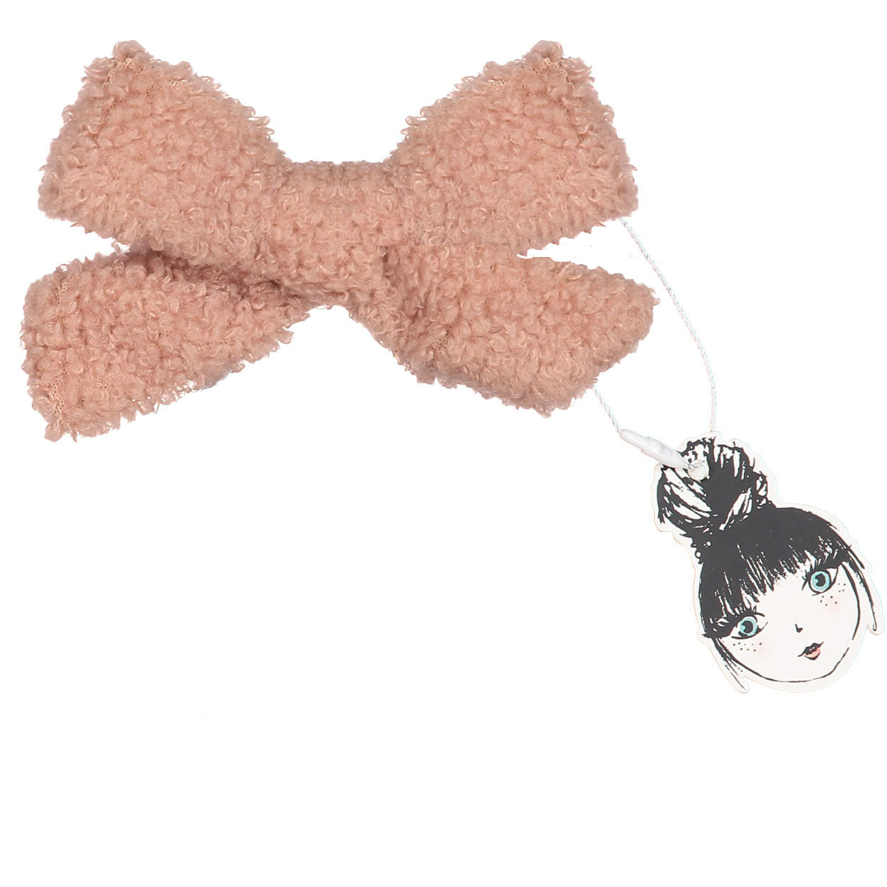 SILHOUETTE BOUCLE BOW CLIP - KNOT Hairbands