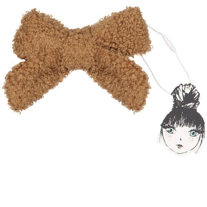 SILHOUETTE BOUCLE BOW CLIP - KNOT Hairbands