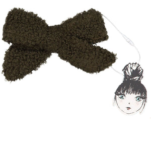 SILHOUETTE BOUCLE BOW CLIP - KNOT Hairbands