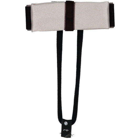 SILK + VELVET RIBBON BOW BAND // Toffee - KNOT Hairbands