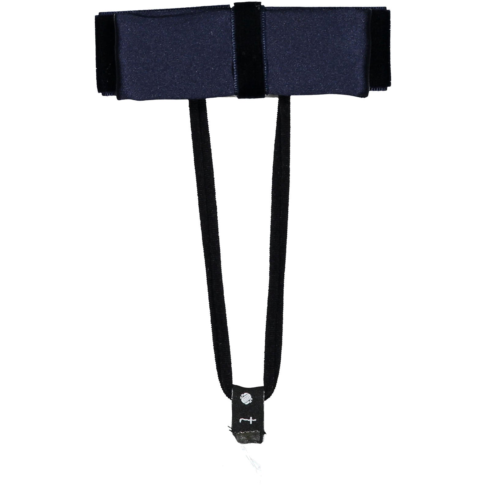 SILK + VELVET RIBBON BOW BAND // Midnight Navy - KNOT Hairbands