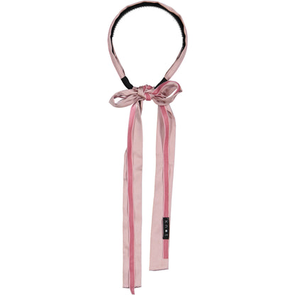 SILK + VELVET RIBBON HEADBAND // Puff Pink - KNOT Hairbands