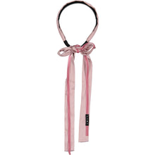 Load image into Gallery viewer, SILK + VELVET RIBBON HEADBAND // Puff Pink - KNOT Hairbands