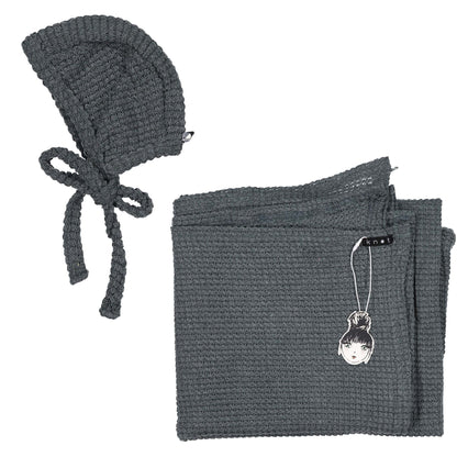 BONNET + BLANKET SET - KNOT Hairbands