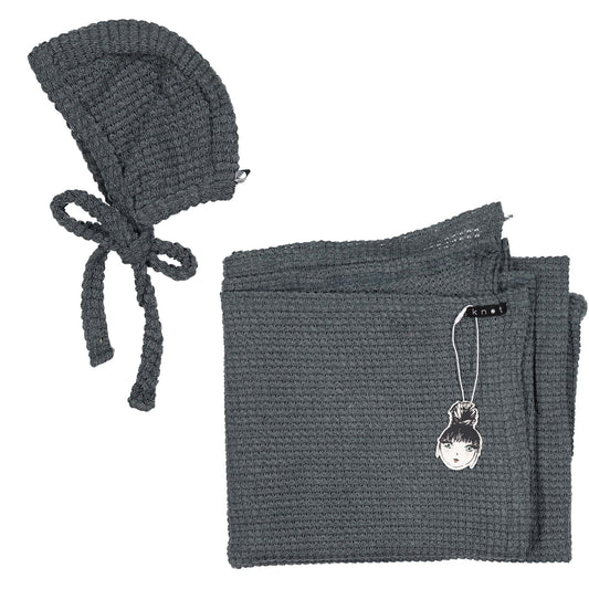 BONNET + BLANKET SET - KNOT Hairbands