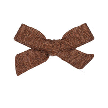 Load image into Gallery viewer, SWEATER BOW CLIP // Almond - KNOT Hairbands