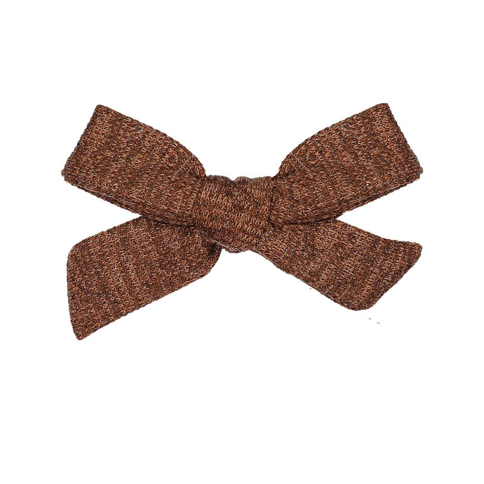 SWEATER BOW CLIP // Almond - KNOT Hairbands