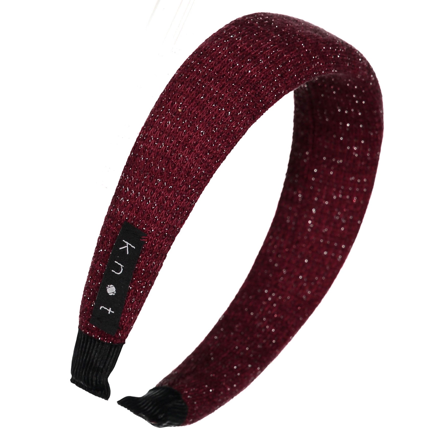 SWEATER KNIT HEADBAND // Burgundy - KNOT Hairbands