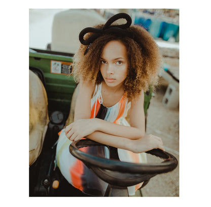 WAVE BOW Headband // Mauve - KNOT Hairbands