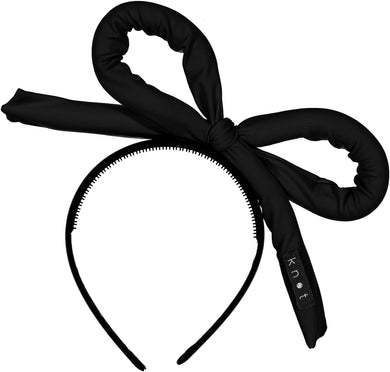 WAVE BOW Headband // Black - KNOT Hairbands