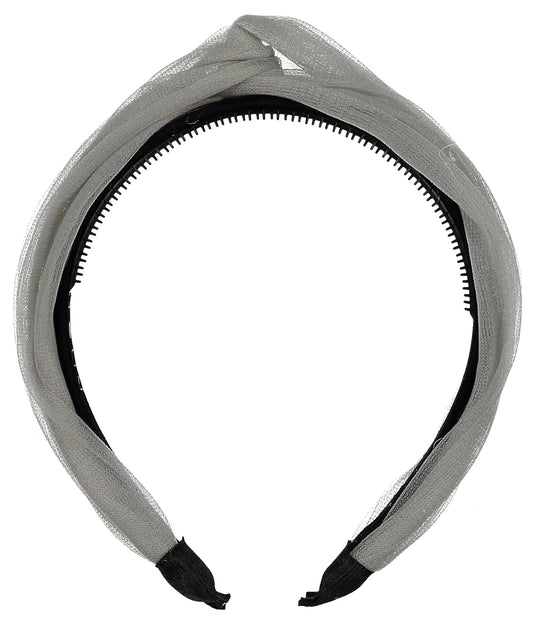Tutu Turban Headband // GREY - KNOT Hairbands
