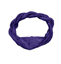 Load image into Gallery viewer, Twist Headwrap // Blueberry - KNOT Hairbands