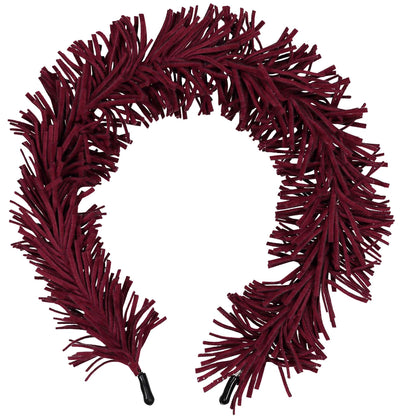 TASSEL HEADBAND // Burgundy - KNOT Hairbands