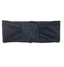 Load image into Gallery viewer, Turban Headwrap // HERRINGBONE NAVY KNIT - KNOT Hairbands