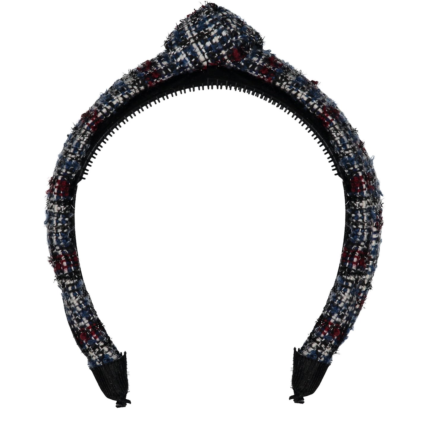 TWEED KNOT HEADBAND // Midnight Navy Weave - KNOT Hairbands
