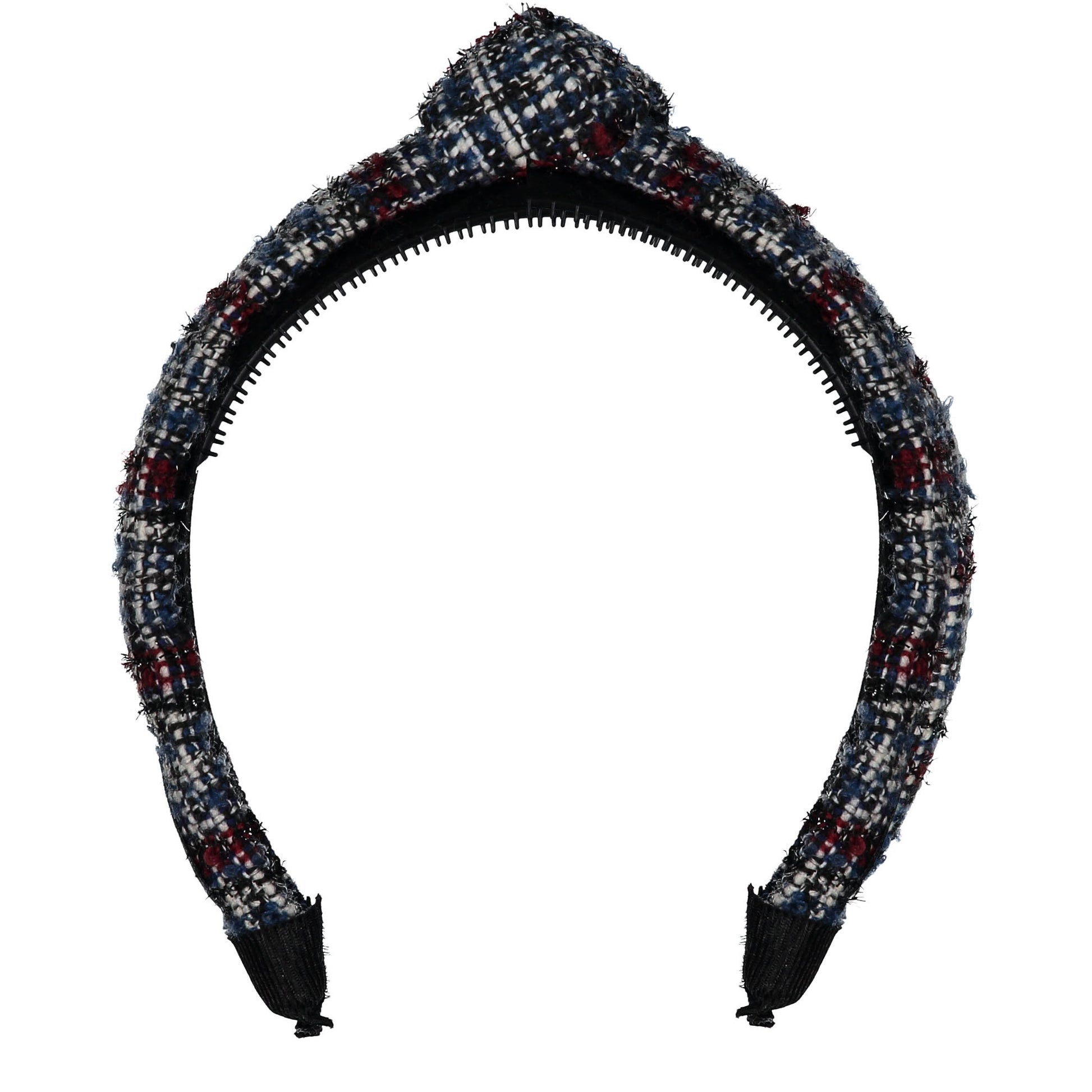 TWEED KNOT HEADBAND // Midnight Navy Weave - KNOT Hairbands