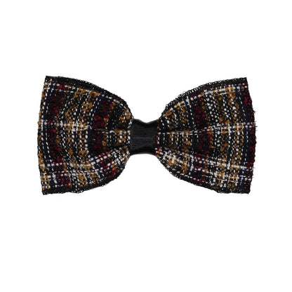 TWEED BOW CLIP // Almond Weave - KNOT Hairbands