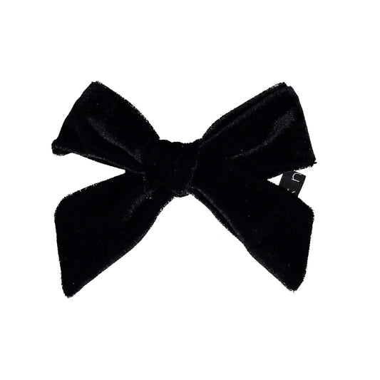 VELVET PUFF BOW CLIP - KNOT Hairbands