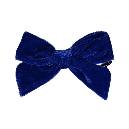 VELVET PUFF BOW CLIP - KNOT Hairbands