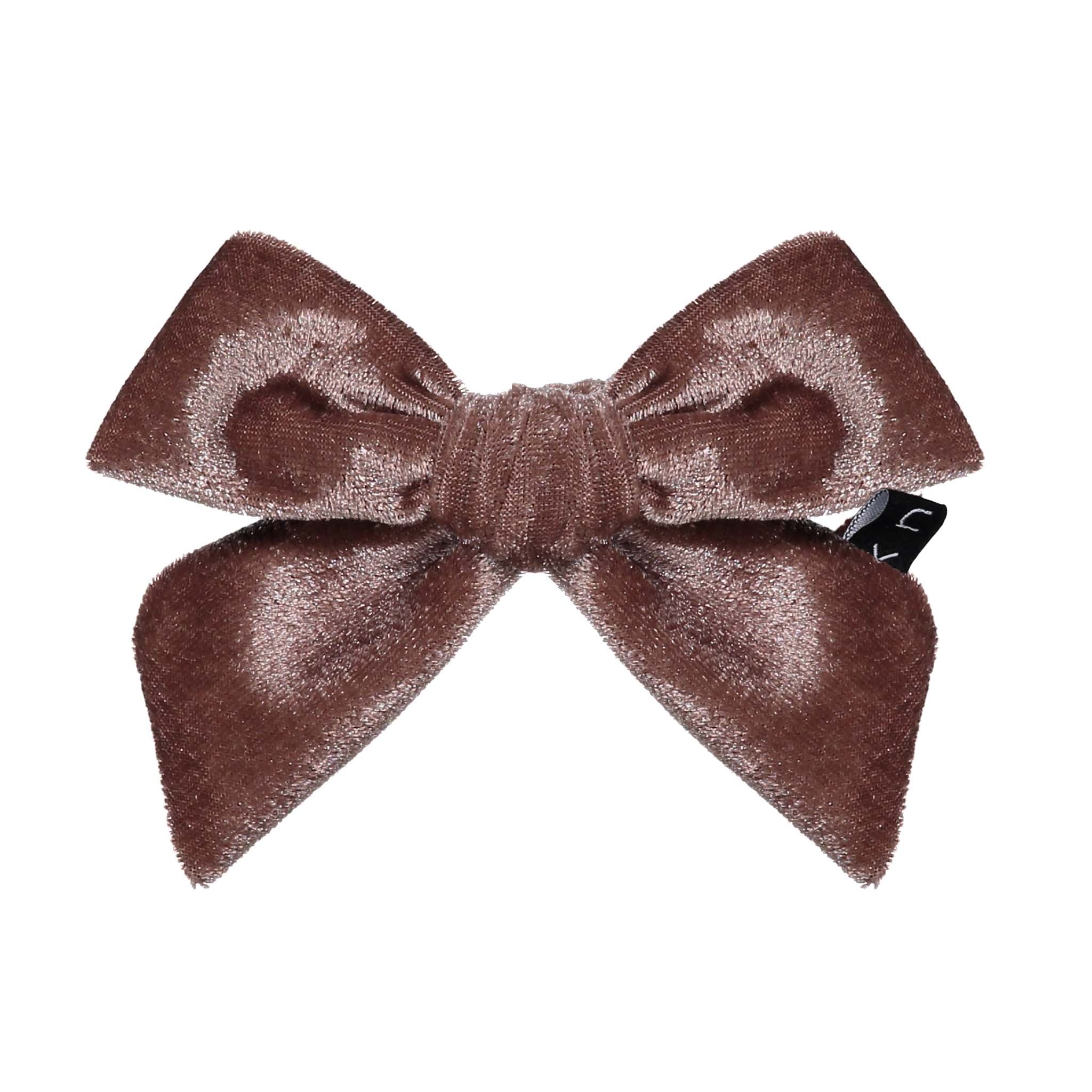 VELVET PUFF BOW CLIP – KNOT Hairbands VELVET PUFF BOW CLIP – KNOT Hairbands
