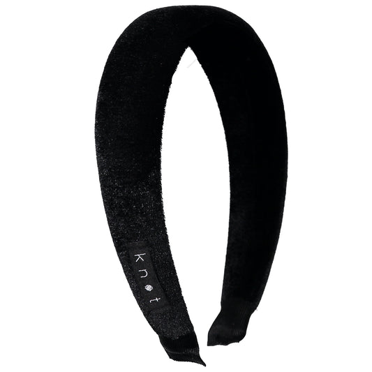 VELVET PUFF HEADBAND - KNOT Hairbands