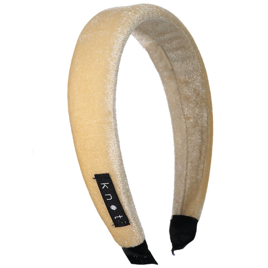 VELVET PUFF HEADBAND - KNOT Hairbands