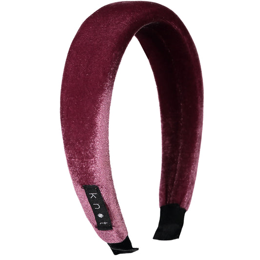 VELVET PUFF HEADBAND - KNOT Hairbands