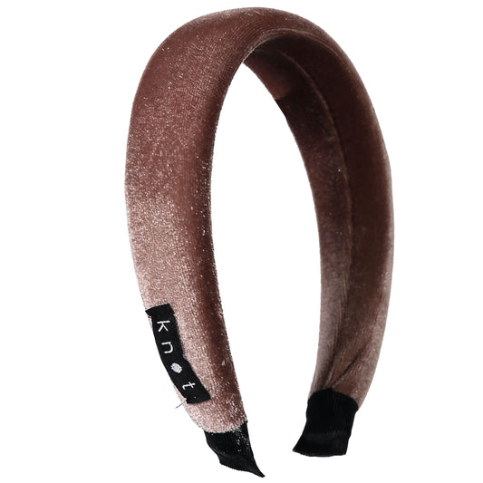 VELVET PUFF HEADBAND - KNOT Hairbands