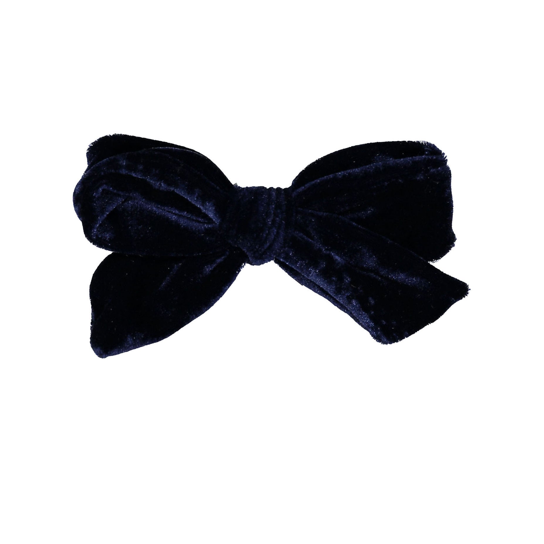 VELVET BOW CLIP // Midnight Navy - KNOT Hairbands