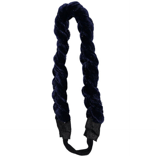 VELVET BRAIDED BAND // Midnight Navy - KNOT Hairbands