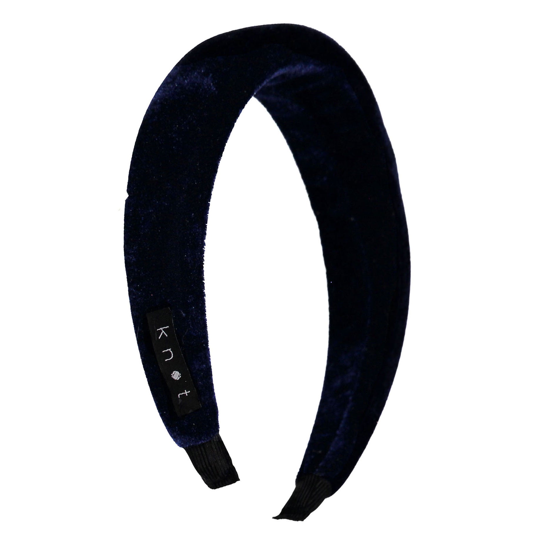 VELVET PILLOW HEADBAND // Midnight Navy - KNOT Hairbands