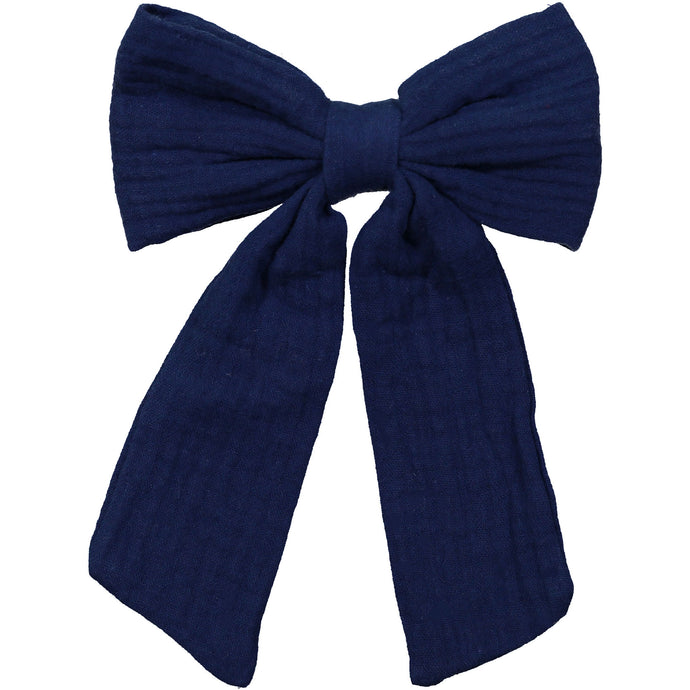 WATERCOLOR BOW CLIP - KNOT Hairbands
