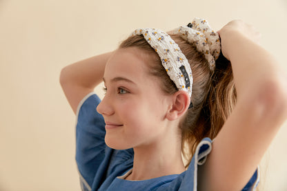DAISY HEADBAND + SCRUNCHIE SET - KNOT Hairbands