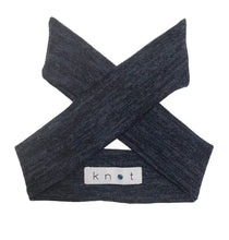 Load image into Gallery viewer, Wrap Bow Headwrap // Navy KNIT - KNOT Hairbands