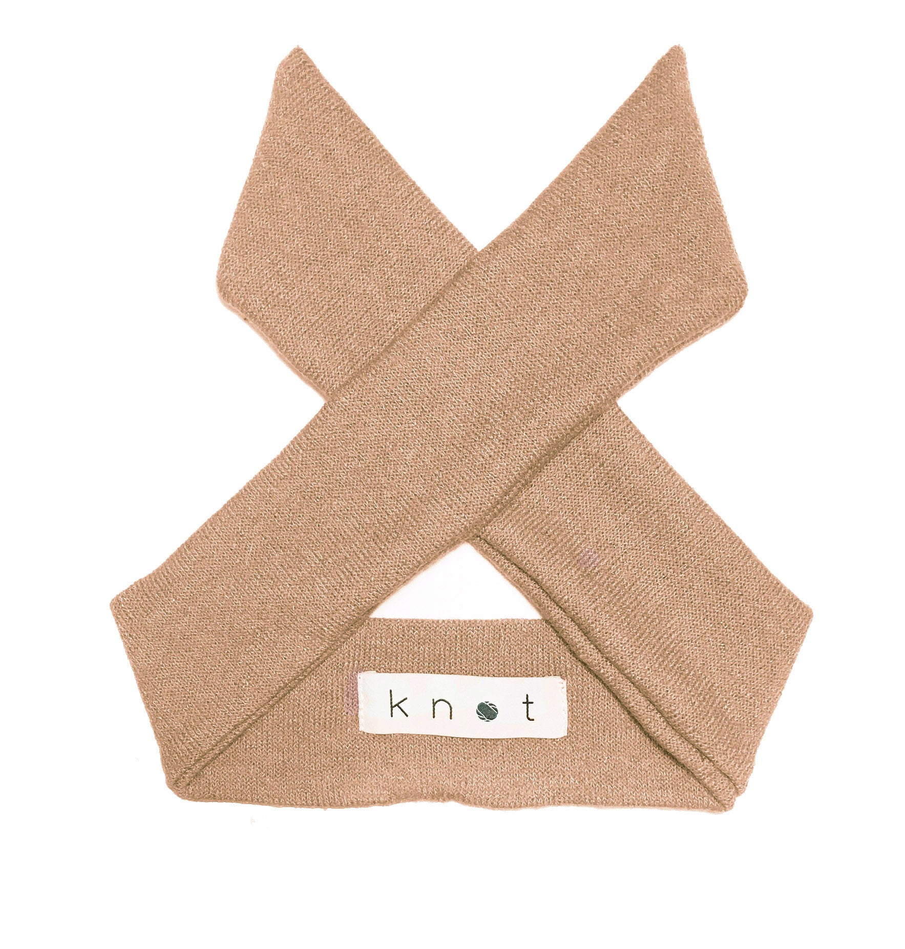 Wrap Bow Headwrap // Peach KNIT - KNOT Hairbands