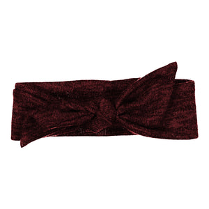 Wrap Bow Headwrap // Wine KNIT - KNOT Hairbands