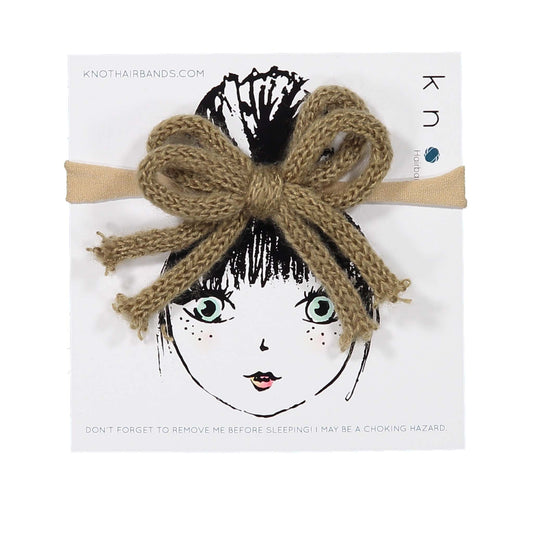 YARN BOW BAND - KNOT Hairbands