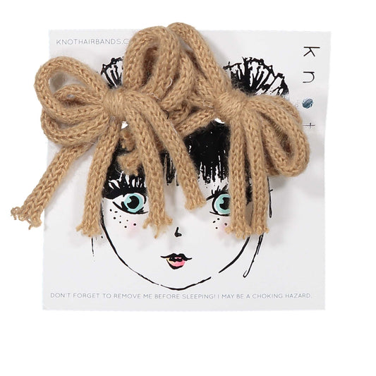 YARN MINI BOW CLIP SET - KNOT Hairbands